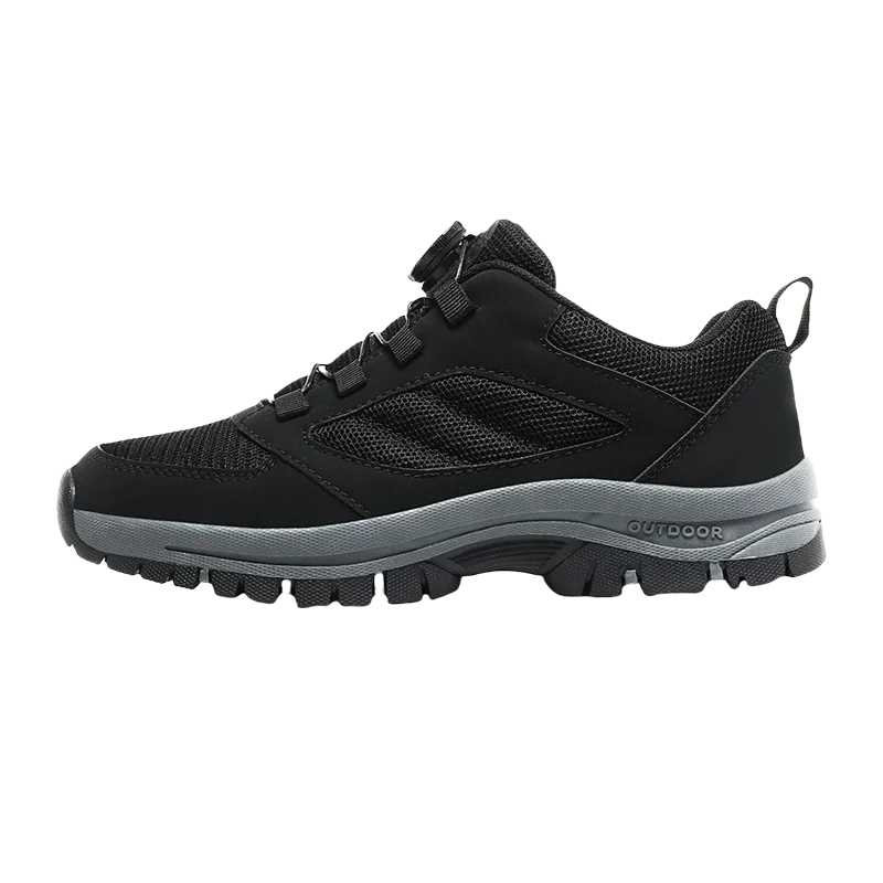 Men’s Anti-Slip Hiking Shoes with Rotating Buckle Design