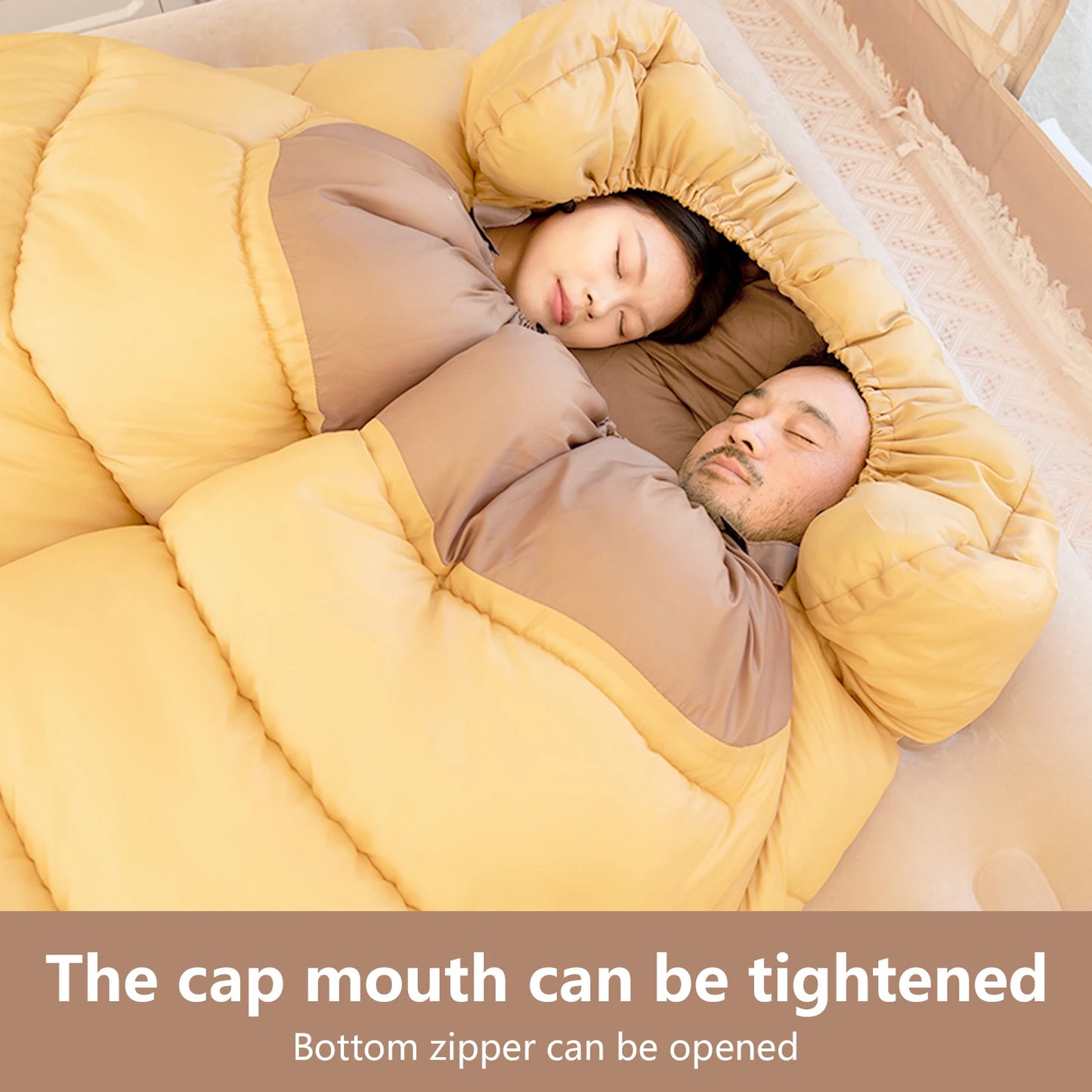 2-Person Camping Sleeping Bag for Winter Hiking Outdoor Adventures