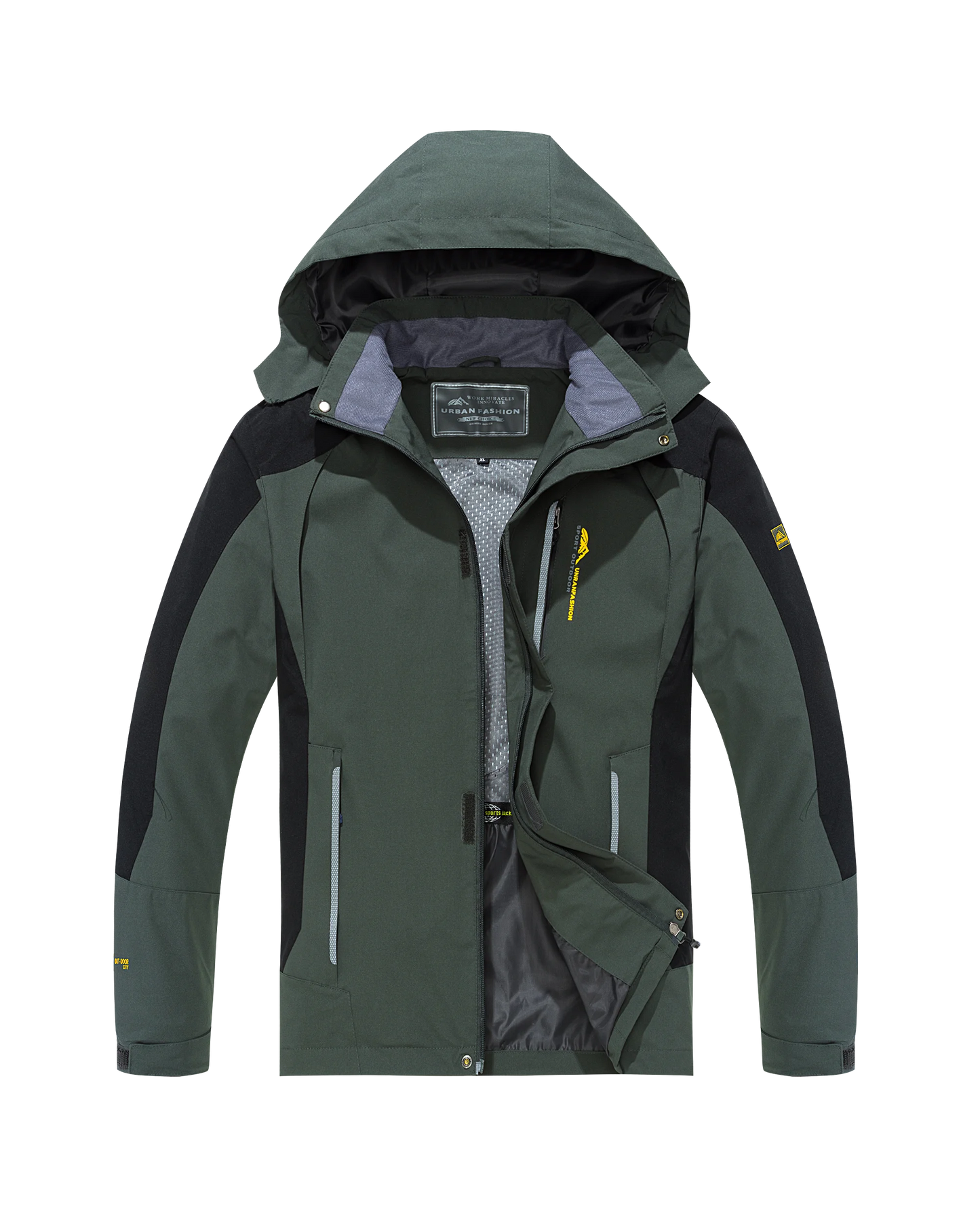 Men’s Waterproof Hiking Jacket for Camping Trekking Outdoor Adventures