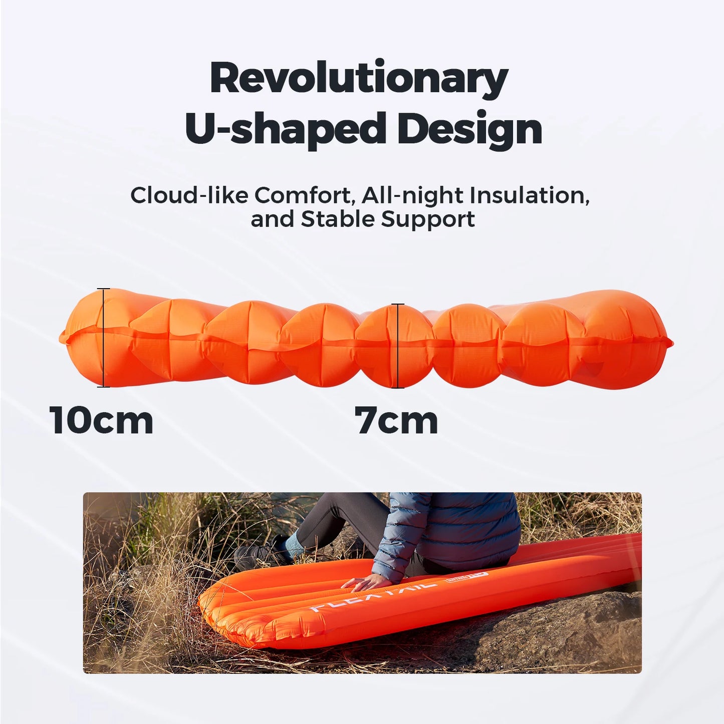 Insulated Ultralight Sleeping Pad for Camping Hiking Outdoor Adventures