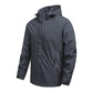 Men’s Waterproof Hooded Raincoat for Hiking Outdoor Adventures