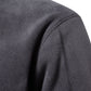 Men’s Warm Fleece Jacket with Zipper Neck Pullover Design