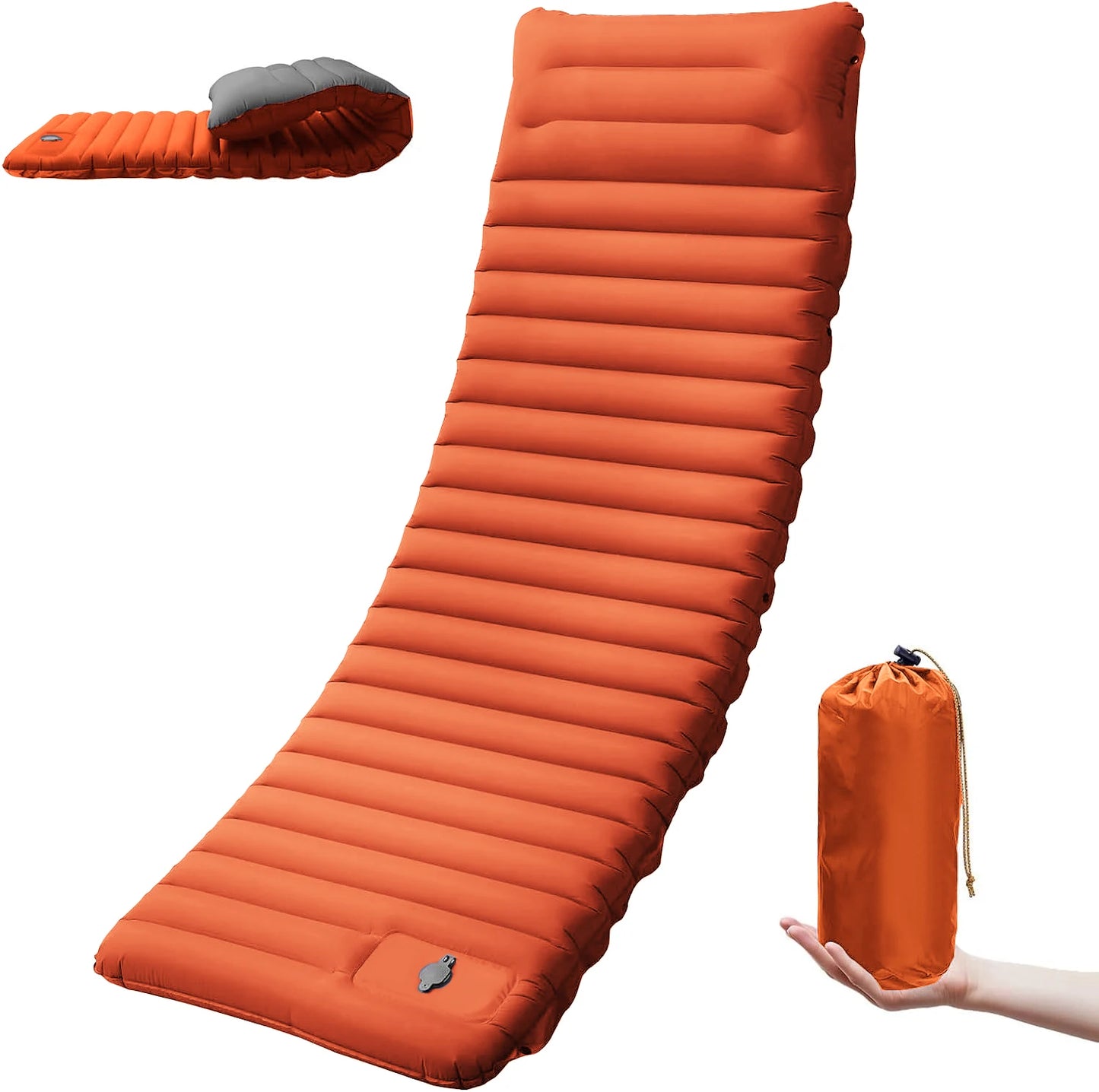 Extra Thick Self-Inflating Camping Sleeping Pad for Outdoor Adventures