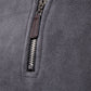 Men’s Warm Fleece Jacket with Zipper Neck Pullover Design