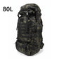 80L Tactical Backpack for Hiking Camping Travel Adventures