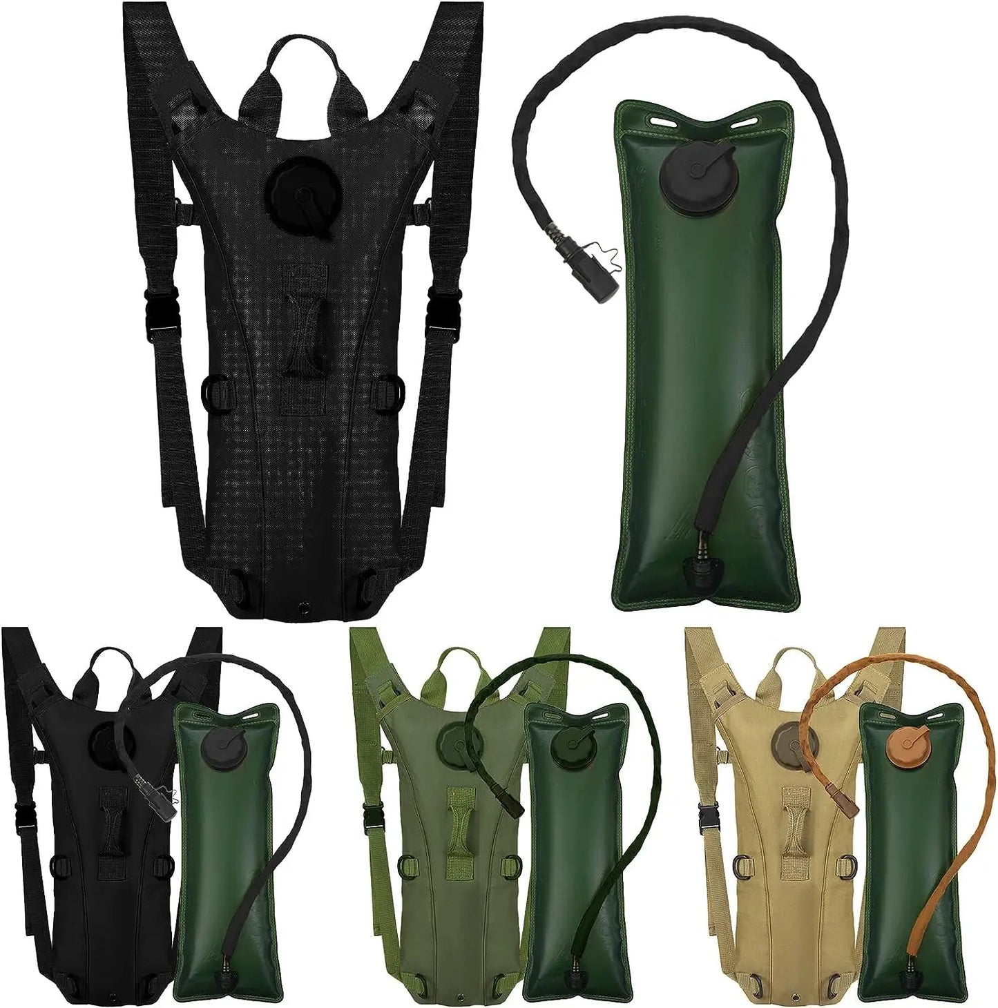 Waterproof Hydration Backpack with 3L Bladder for Outdoor Adventures
