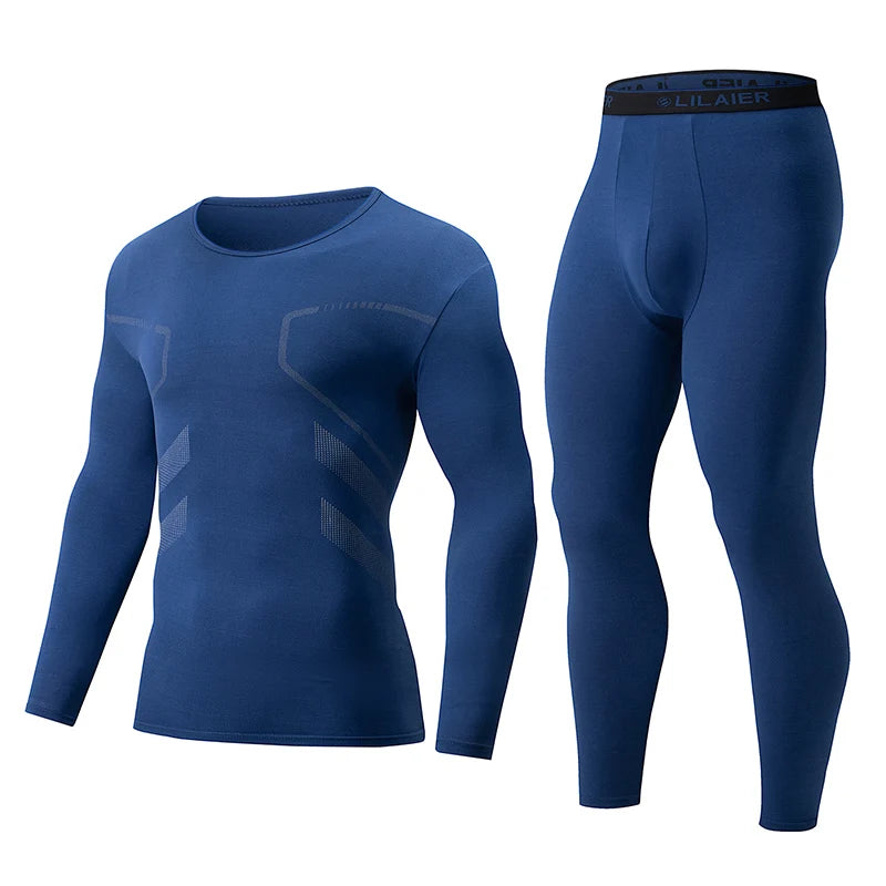 Men’s Thermal Underwear Set for Casual Winter Sports Activities