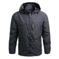 Men’s Waterproof Tactical Windbreaker for Outdoor Climbing Adventures