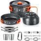 Nonstick Camping Cookware Set for Outdoor Picnic Travel Adventures