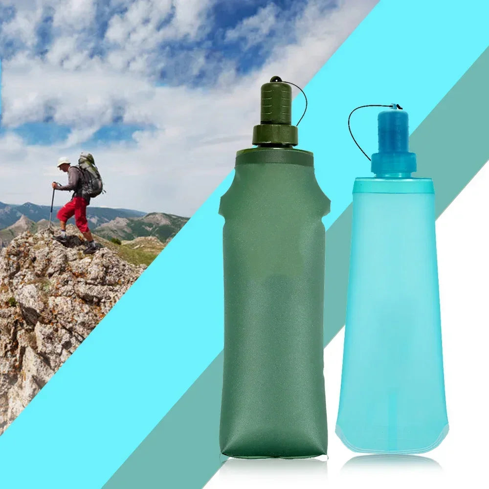 Soft Water Flask for Running Hiking Cycling Outdoor Adventures