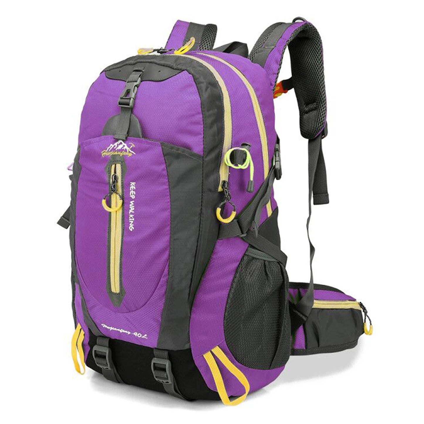 40L Water Resistant Hiking Backpack with Laptop Compartment Travel Daypack