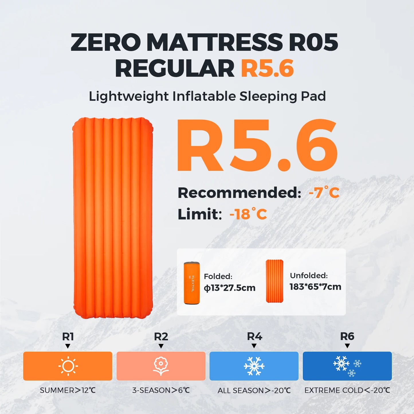 Insulated Ultralight Sleeping Pad for Camping Hiking Outdoor Adventures
