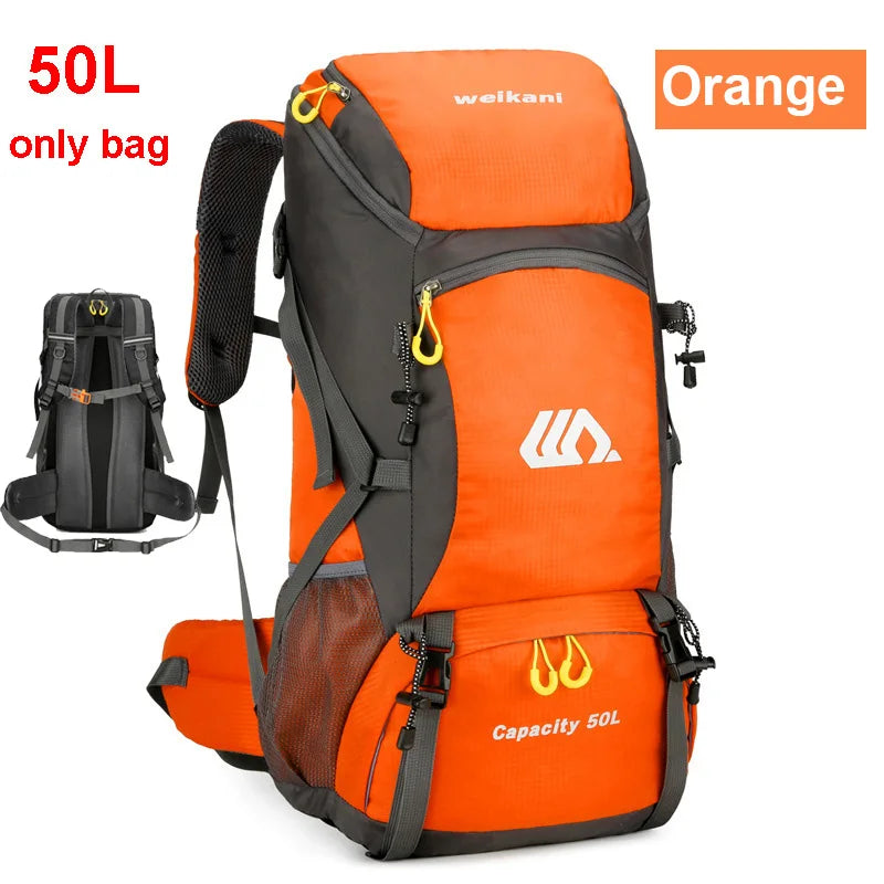50L Waterproof Travel Backpack for Hiking Camping Climbing Outdoor Adventures