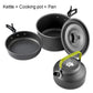 Portable Nonstick Camping Cookware Set for Hiking Outdoor Adventures