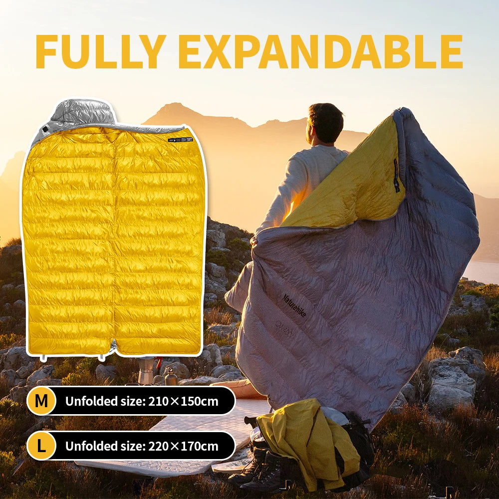 Ultralight Duck Down Sleeping Bag for Camping Hiking Travel