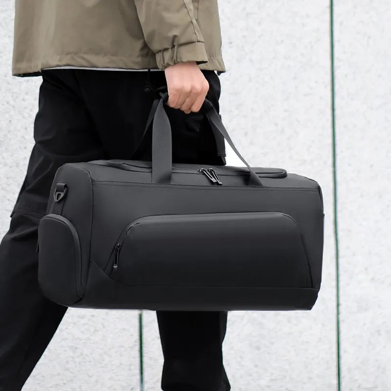 Large Capacity Sports Gym Duffel Bag with Shoe Compartment