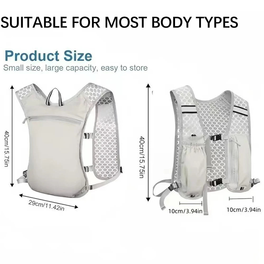 Lightweight Hydration Vest Backpack for Running Hiking Cycling Adventures