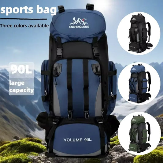 90L Waterproof Hiking Backpack for Camping Travel Adventures