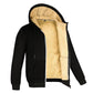 Warm Lambswool Fleece Jacket with Hood for Winter Comfort
