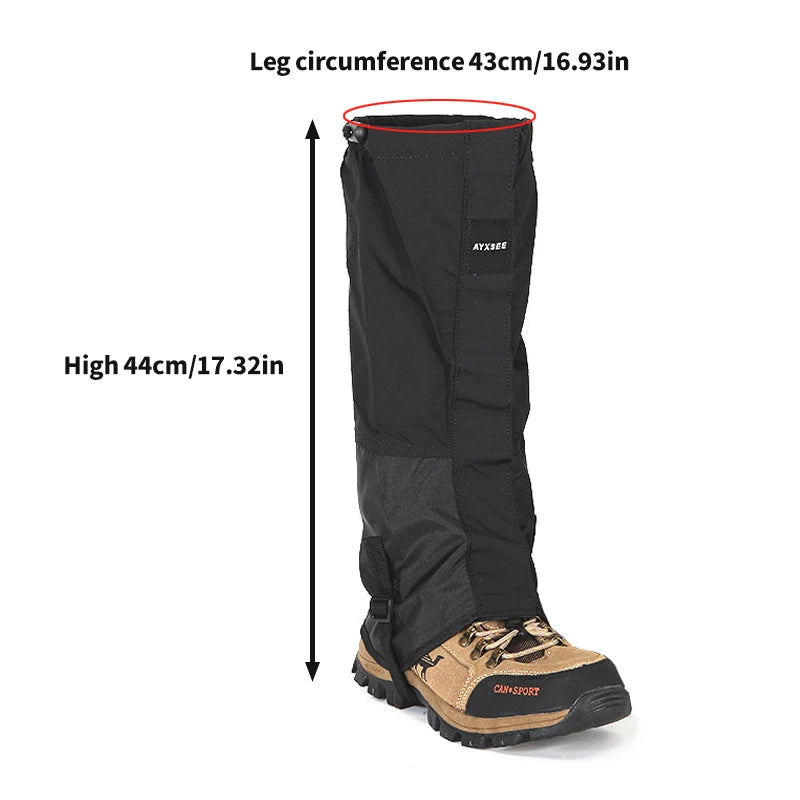 Waterproof Hiking Gaiters for Camping Skiing Outdoor Travel Adventures