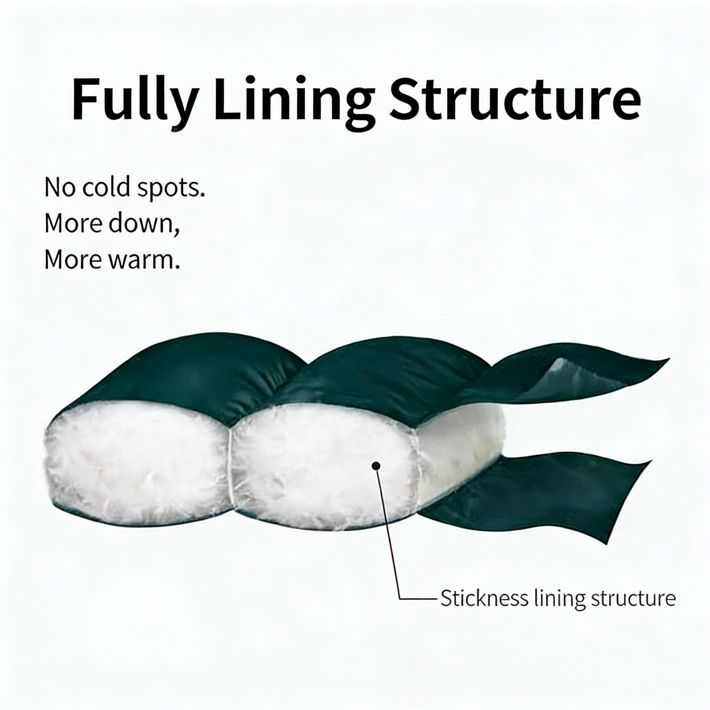 Ultralight Down Sleeping Bag for Winter Camping Hiking Adventures