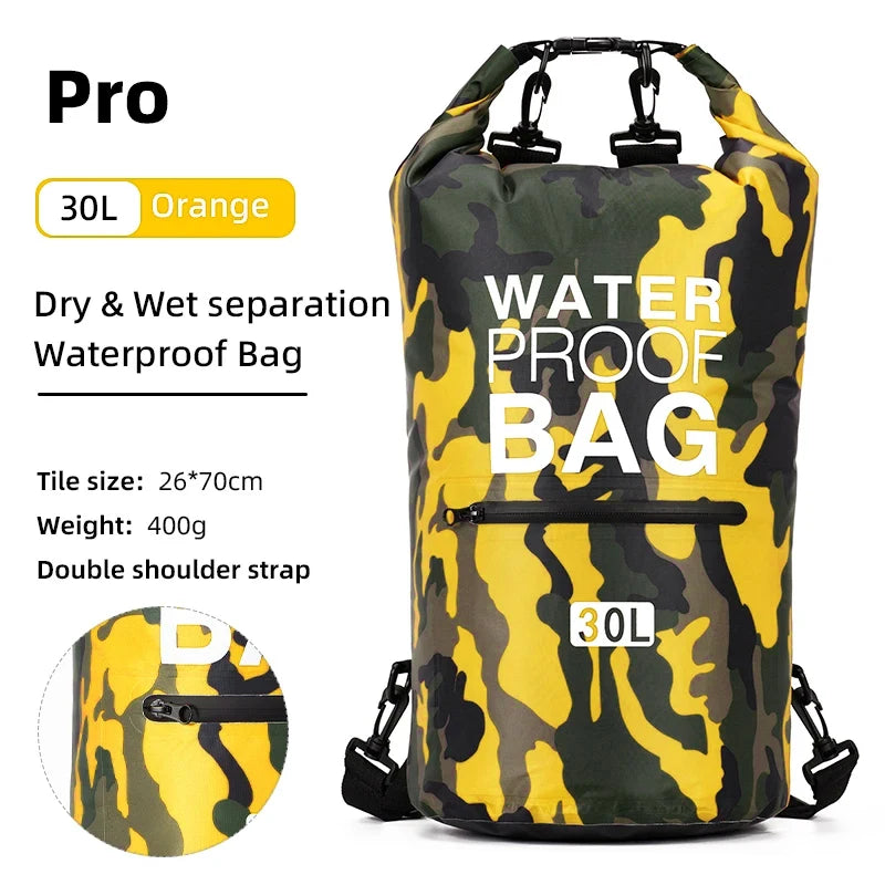 Waterproof Dry Bag Backpack for Swimming Kayaking Outdoor Adventures