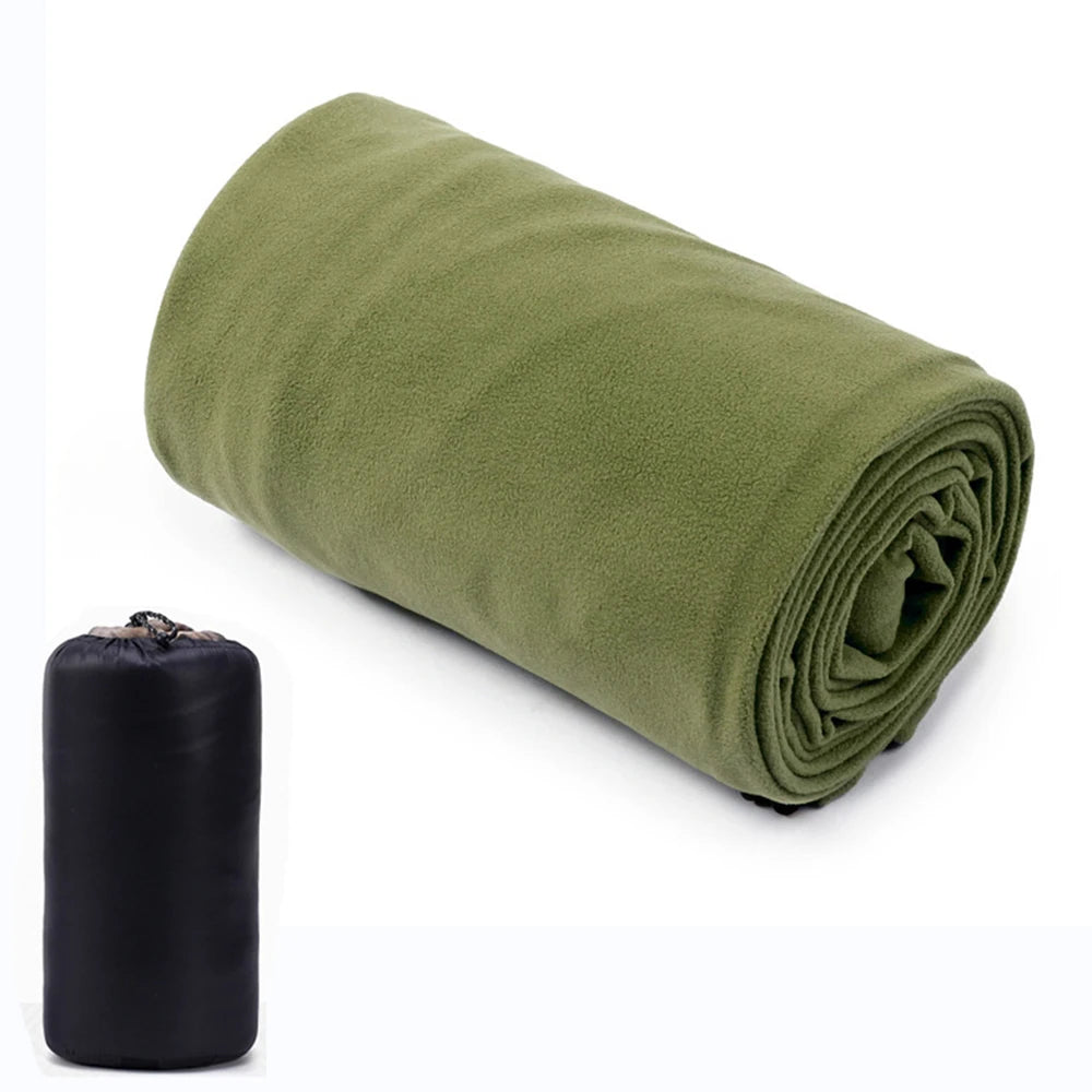 Portable Fleece Sleeping Bag Liner for Camping Travel Adventures
