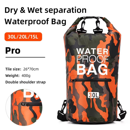 Waterproof Dry Bag Backpack for Swimming Kayaking Outdoor Adventures