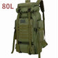 80L Tactical Backpack for Hiking Camping Travel Adventures