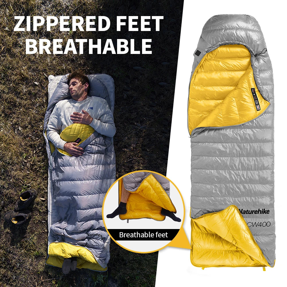 Ultralight Duck Down Sleeping Bag for Camping Hiking Travel