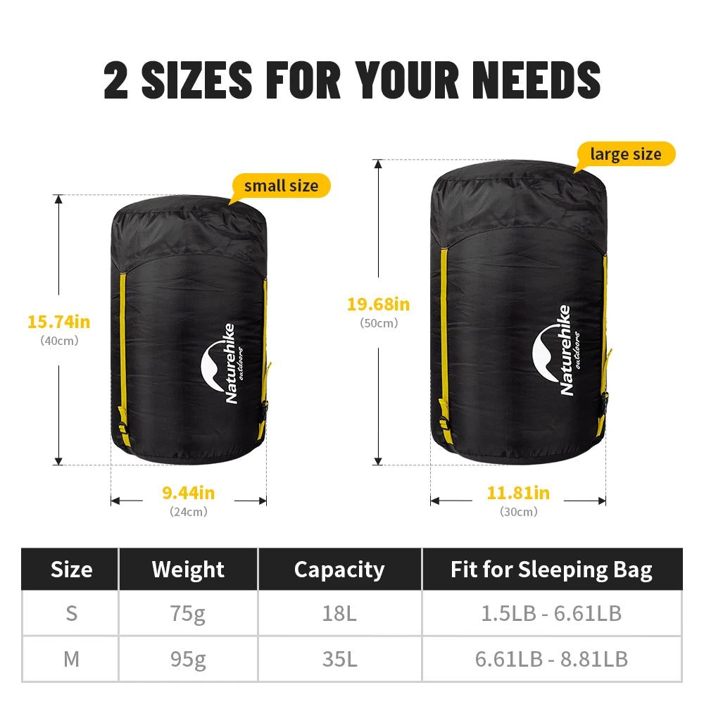 Waterproof Compression Stuff Sack for Camping Outdoor Travel Storage