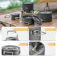 Portable Camping Cookware Kit for Outdoor Picnic Cooking Adventures