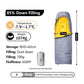 Ultralight Duck Down Sleeping Bag for Camping Hiking Travel