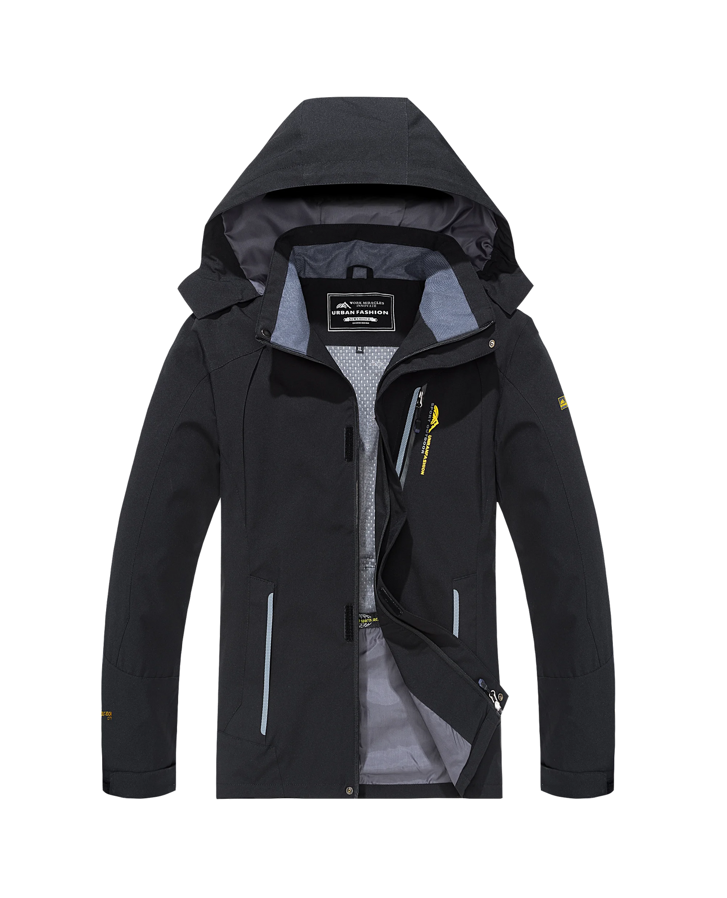 Men’s Waterproof Hiking Jacket for Camping Trekking Outdoor Adventures