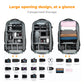 32L Camera Backpack with Laptop Compartment Tripod Strap Rain Cover
