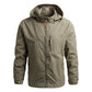 Men’s Waterproof Tactical Windbreaker for Outdoor Climbing Adventures