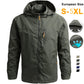 Men’s Waterproof Tactical Windbreaker for Outdoor Climbing Adventures