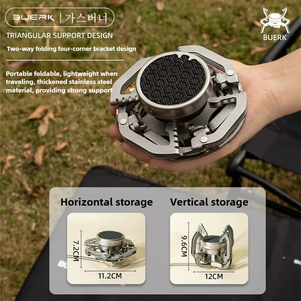 Ultralight Folding Mini Stove for Camping Outdoor Cooking Adventures