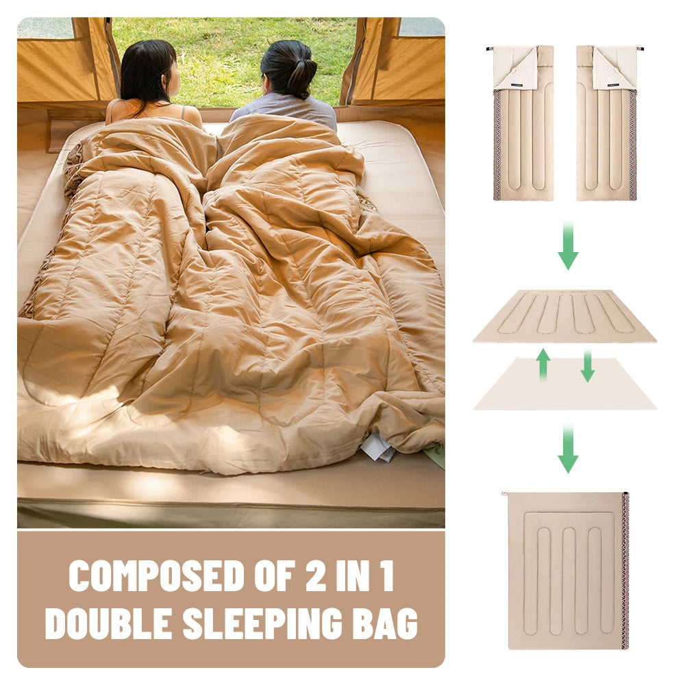 Ultralight Cotton Sleeping Bag for Camping Outdoor Travel Adventures