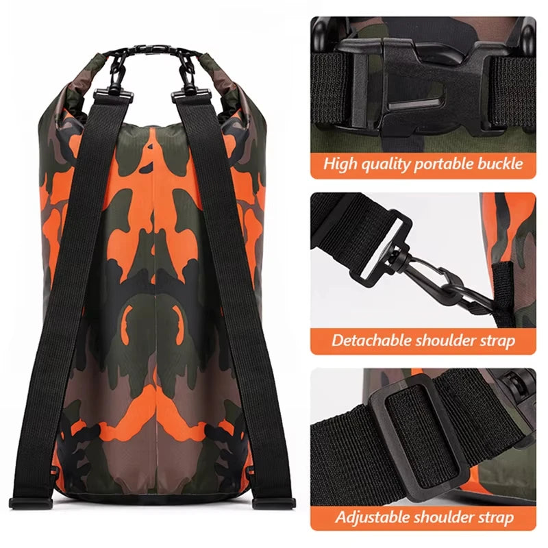Waterproof Dry Bag Backpack for Swimming Kayaking Outdoor Adventures