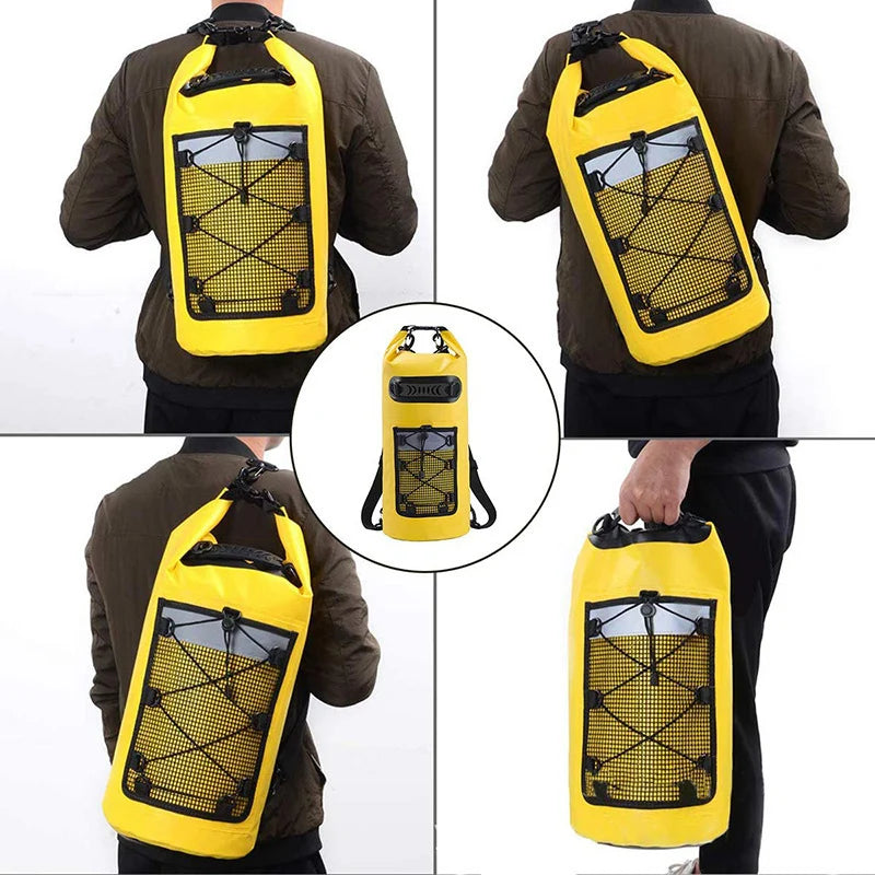 Waterproof Dry Bag Backpack for Swimming Kayaking Boating Outdoor Adventures