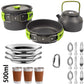 Nonstick Camping Cookware Set for Outdoor Picnic Travel Adventures