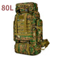 80L Tactical Backpack for Hiking Camping Travel Adventures