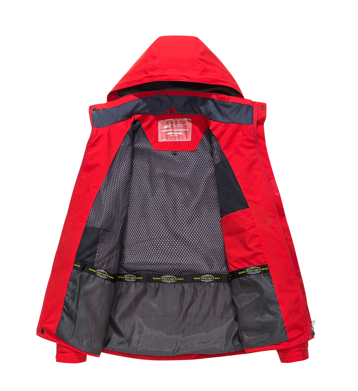 Men’s Waterproof Hiking Jacket for Camping Trekking Outdoor Adventures