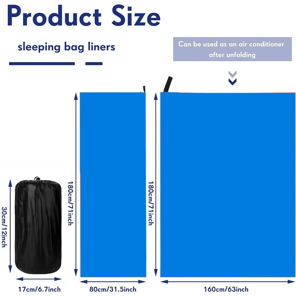 Outdoor Fleece Sleeping Bag for Camping Travel Warm Adventures