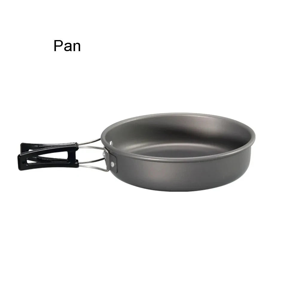 Portable Nonstick Camping Cookware Set for Hiking Outdoor Adventures