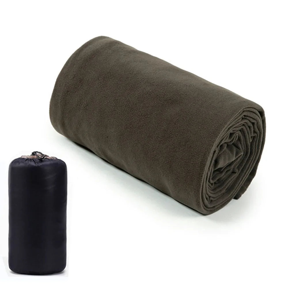 Portable Fleece Sleeping Bag Liner for Camping Travel Adventures