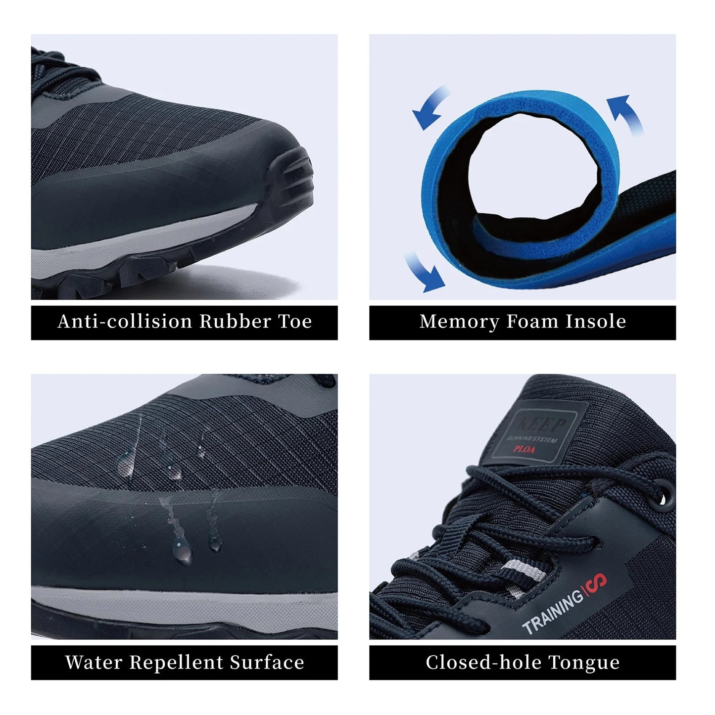 Men’s Waterproof Hiking Shoes for Climbing Outdoor Walking Adventures