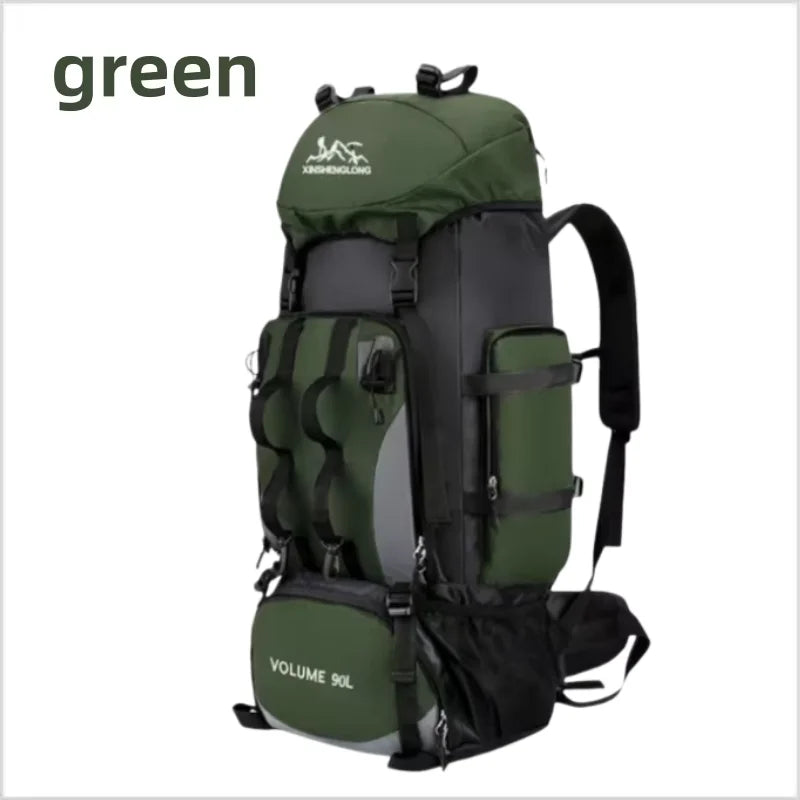 90L Waterproof Hiking Backpack for Camping Travel Adventures