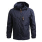 Men’s Waterproof Tactical Windbreaker for Outdoor Climbing Adventures